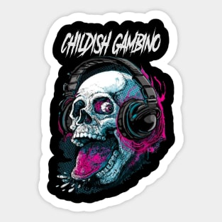 CHILDISH GAMBINO RAPPER Sticker